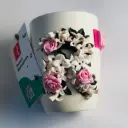 Letter mug, 3D coffee cup, Character mug. polymer clay mug. valentines day present. custom coffee cup for best friend