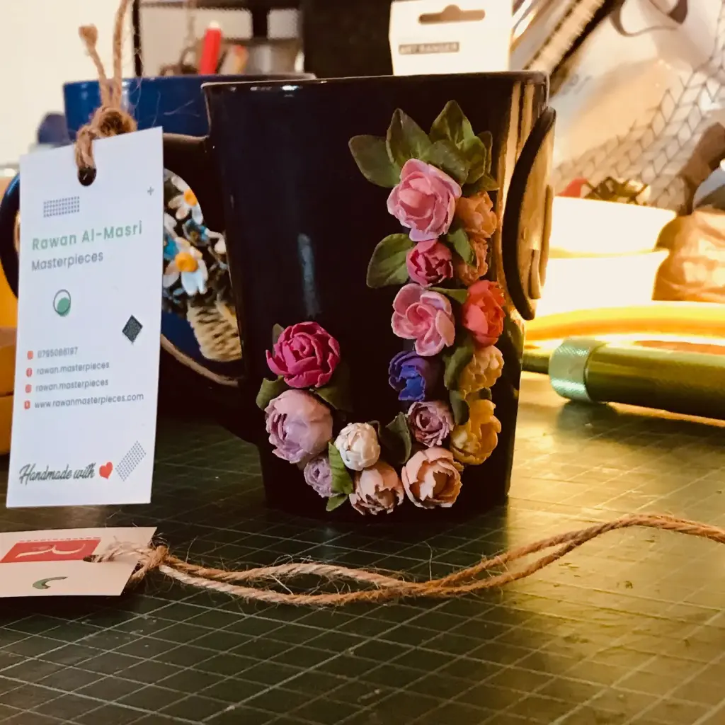 Letter mug, 3D coffee cup, Character mug. polymer clay mug. valentines day present. custom coffee cup for best friend