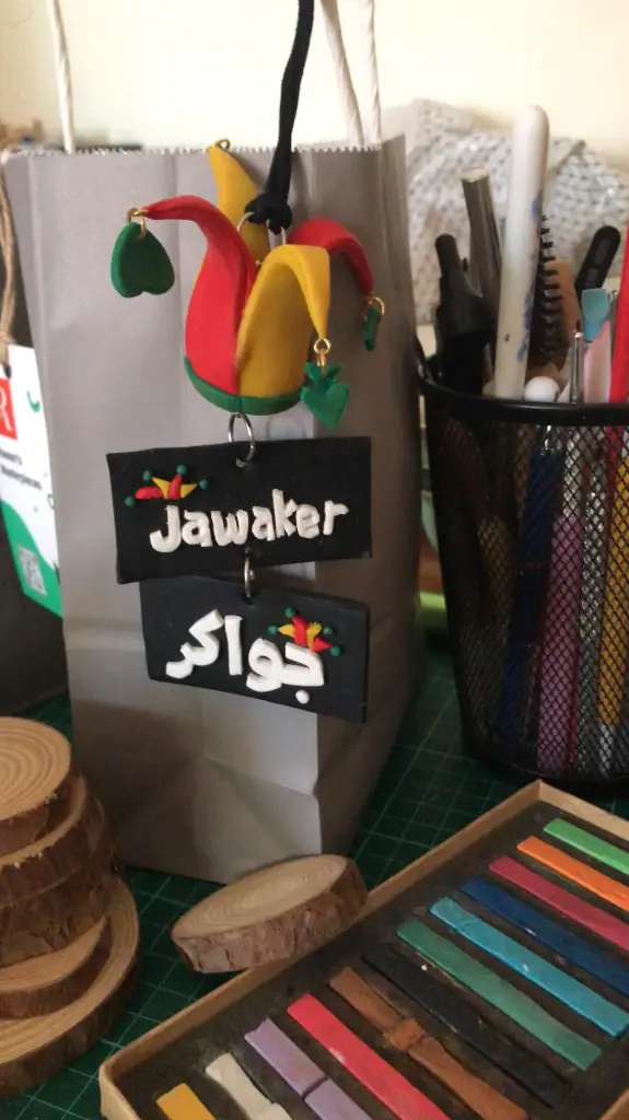 Customized Polymer clay Keychain - Jawaker Style